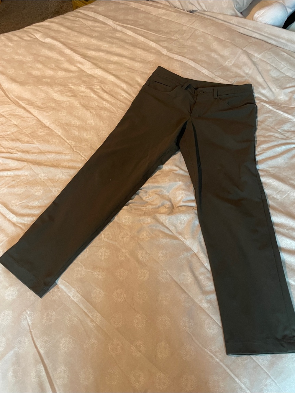 lululemon athletica Men's Dark Brown Slim Chinos